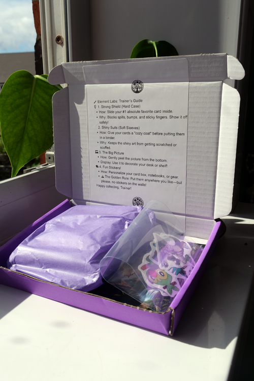 Pokémon Cards 50 Card Bundle Easy Gift Idea In A Box 🎁 Purple Edition